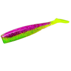 Silicone Lunker City Shaker 8/BG 3.25" #280 Pimp Daddy Chartreuse Tail