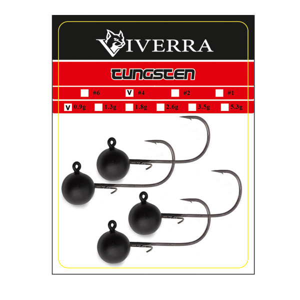 Джигголовка вольфрам Viverra 2,7g #4 Black