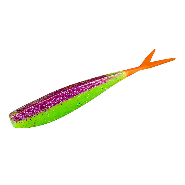 Силикон Lunker City Fat Fin-S Fish 3.5" #272 Pimp Daddy/ Fire Tail 8шт.