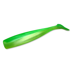Silicone Lunker City Shaker 10/BG 3.75" #174 Limetreuse