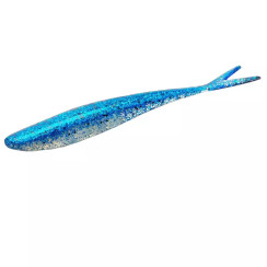 Silicone Lunker City Freaky Fish 8/BG 4.5" #025 Blue Ice