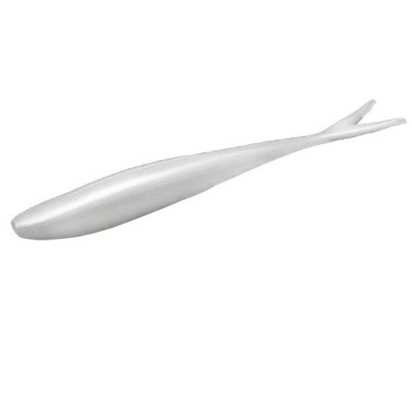 Silicone Lunker City Freaky Fish 8/BG 4.5" #036 Albino Shad