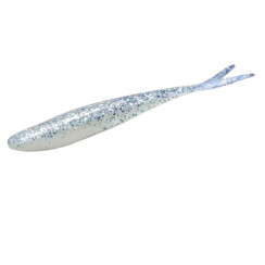 Silicone Lunker City Freaky Fish 8/BG 4.5" #132 Ice Shad