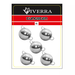 Разборная вольфрамовая чебурашка Viverra 4g Electroplated silver