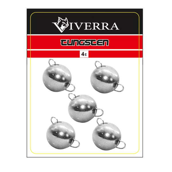 Разборная вольфрамовая чебурашка Viverra 4g Electroplated silver