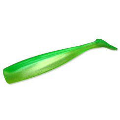 Silicone Lunker City Shaker 4/BG 7" #174 Limetreuse