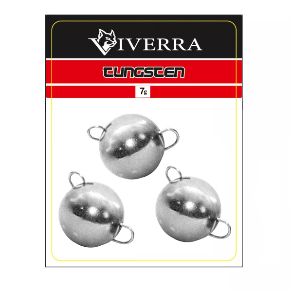 Разборная вольфрамовая чебурашка Viverra 7g Electroplated silver