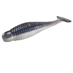Силікон Lunker City Grubster 6/BG 4.25" #001 Alewife