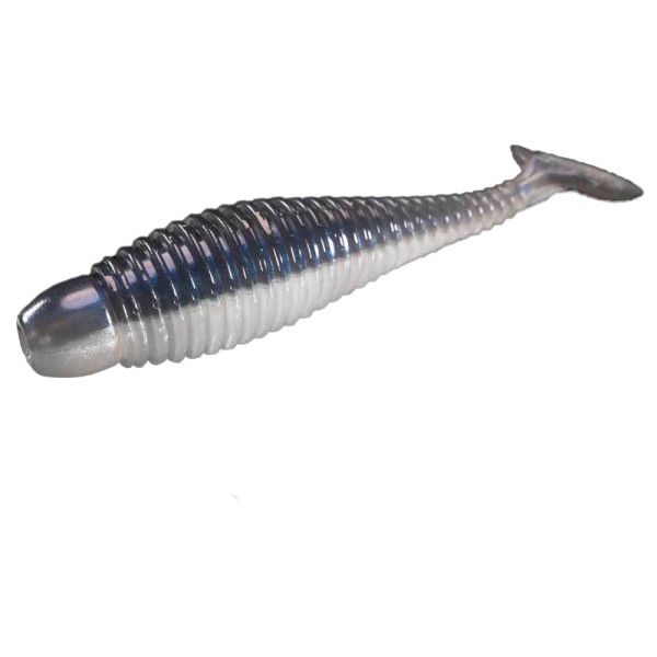 Силікон Lunker City Grubster 6/BG 4.25" #001 Alewife