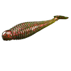 Силікон Lunker City Grubster 10/BG 2.75" #144 Watermelon Red Flake