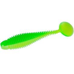 Silicone Lunker City Grubster 2.75" 10/BG #174 LIMETREUSE