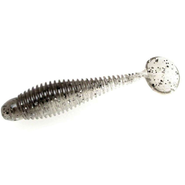 Lunker City Grubster 10/BG 2.75" Silicone #216 Silver Flash