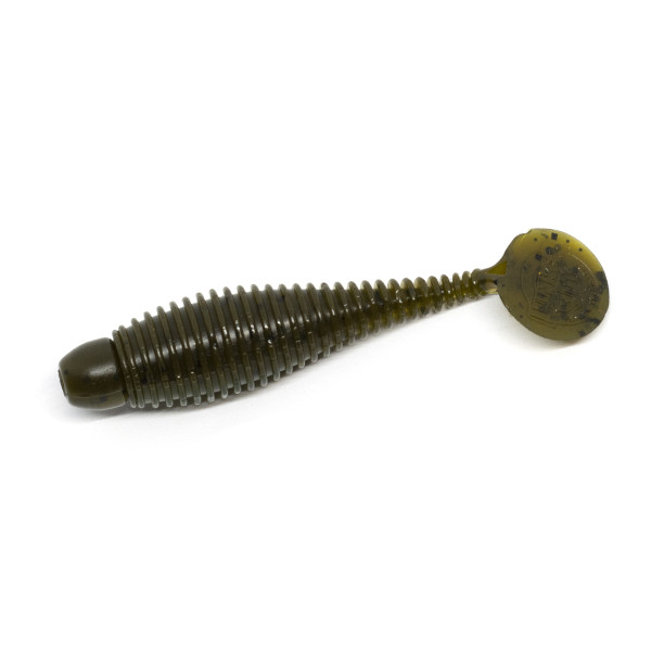 Силикон Lunker City Grubster 10/BG 2.75" #227 WATERMELON/GREEN PUMPKIN