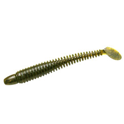 Силікон Lunker City Swimming Ribster 10/BG 4" #24 GREEN PUMPKIN