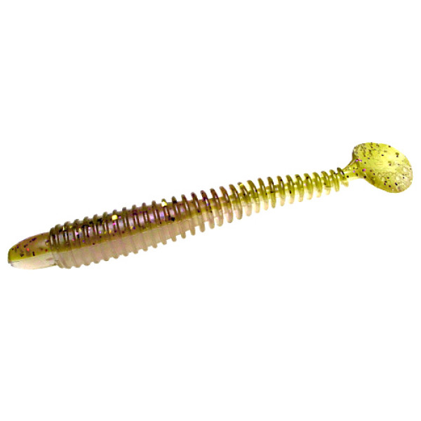 Silicone Lunker City Swimming Ribster 10/BG 4" #234 GOBY