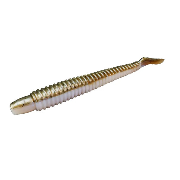 Силікон Lunker City Swimming Ribster 4" #241 Natural Shiner 8шт.