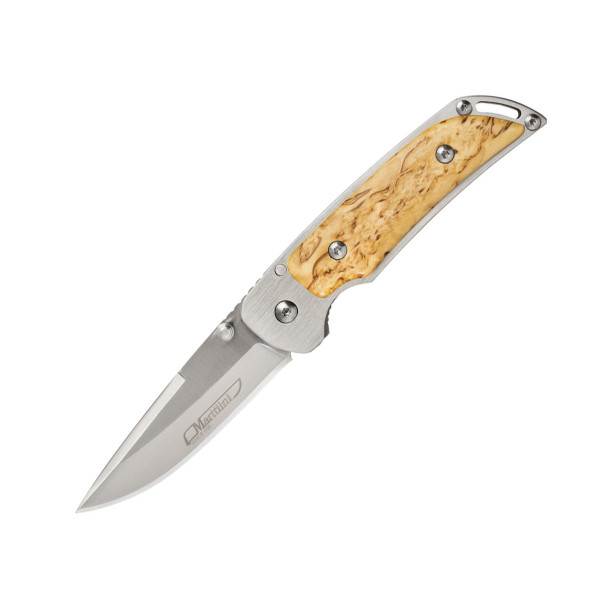 Knife Marttiini MFK Curly Birch Folding Knife 8cm