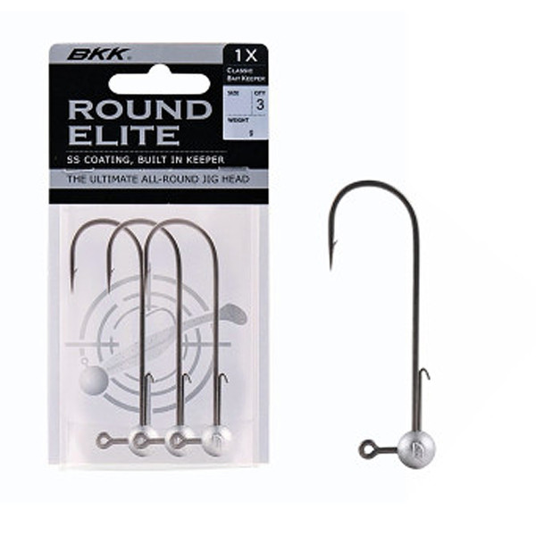 Jighead BKK Round Elite-Classic Bait Keeper 20g #6/0 3pcs