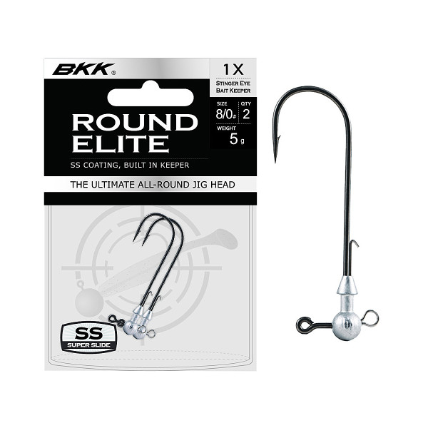 Джигголовка BKK Round Elite-Stinger Eye Bait Keeper 5g #8/0 2pcs