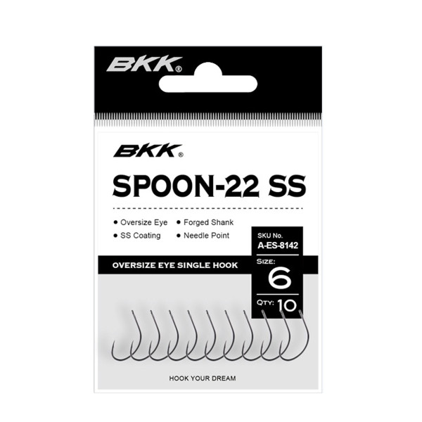 Крючок BKK для блесен Spoon-22SS  #1