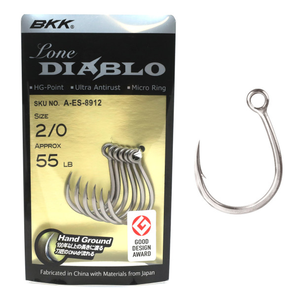 BKK Lone Diablo #11/0 Wobbler Hook