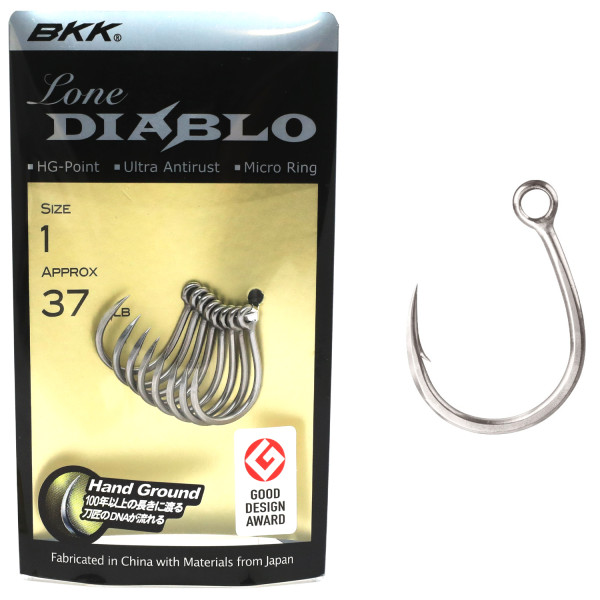 BKK Lone Diablo #11/0 Wobbler Hook