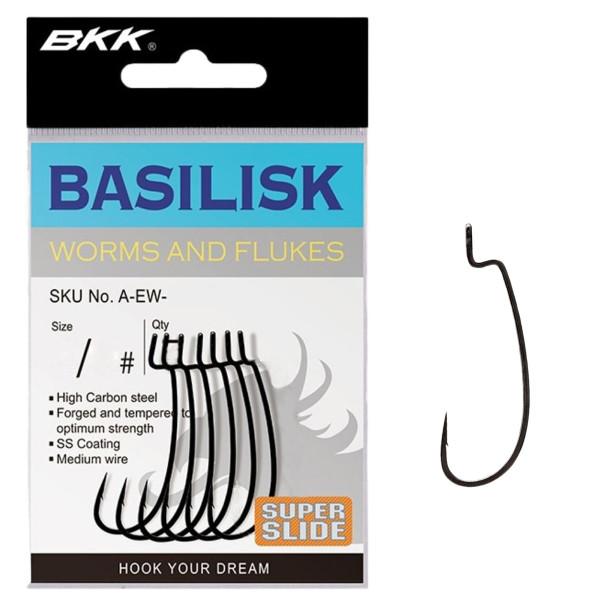 Оффсетный крючок BKK Basilisk #2/0