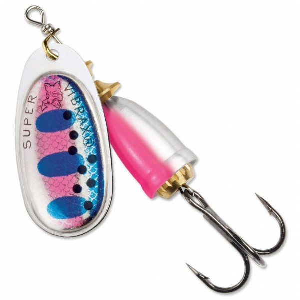 Spinner Blue Fox Vibrax Fluorescent No. 6 80mm 18.0g #RT
