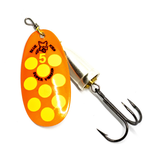 Блесна Blue Fox Vibrax Hot Pepper №5 70mm 13.0g #FRY