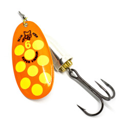 Блесна Blue Fox Vibrax Hot Pepper №6 80mm 18.0g #FRY