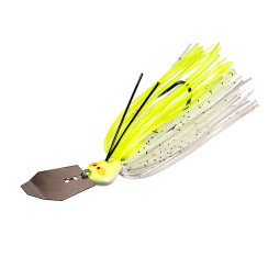 Чаттербейт ZMAN CrossEyez CB 14g #Chartreuse/White