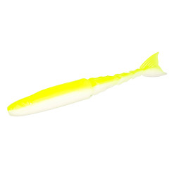 Плавающий силикон ZMAN Chatterspike 4.5" 5pc #CHRT/WHT