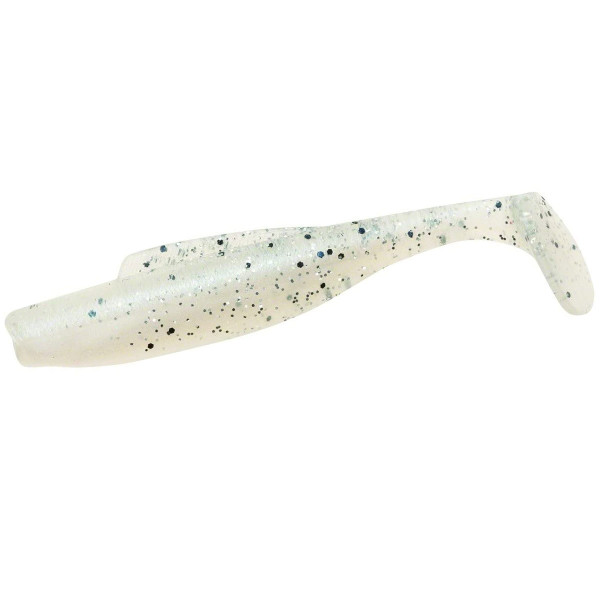 Z-Man Diesel Minnowz 5" Floating Silicone Fishing Lures, 4 Pack, Pearl Blue Glimmer