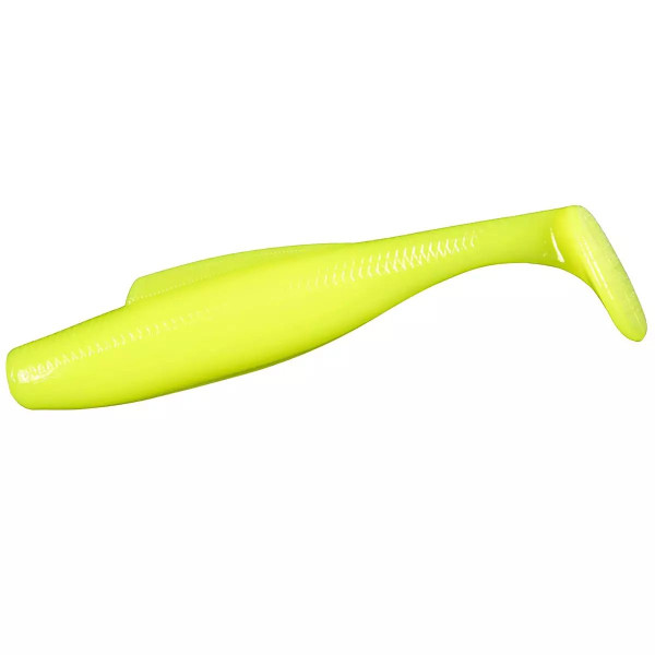 Z-Man Diesel Minnowz 5" 4-Pack Floating Silicone #HotChartreuse
