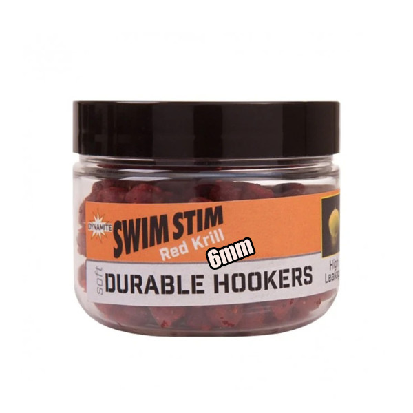 Dynamite Durable Hook Pellet 6mm Red Krill