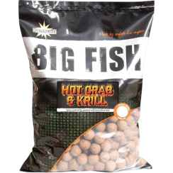 Бойлы Dynamite Baits Hot Crab & Krill 20mm Boilie 1kg