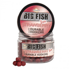 Dynamite Durable Hook Pellet 6mm Strawberry Tub