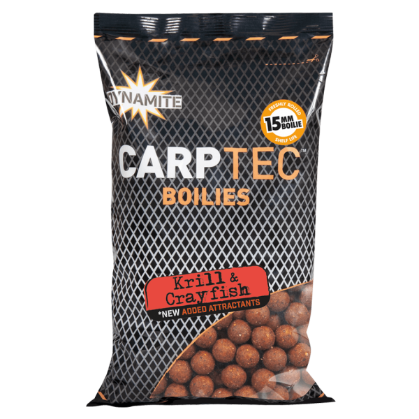 Бойлы Dynamite Baits Carp-Tec Krill & Crayfish 20mm 300g