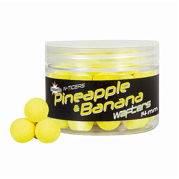 Boilies Dynamite Baits Wafters N-Ticers Pineapple & Banana 14mm