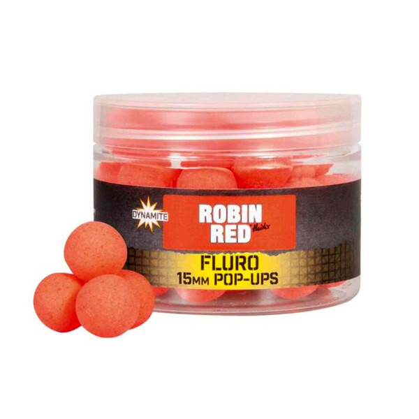 Boilies Dynamite Baits Pop Up Robin Red Fluro 15mm