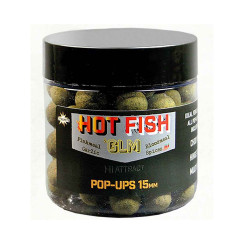 Boilies Dynamite Baits Pop Up Hot Fish & GLM Foodbait 15mm