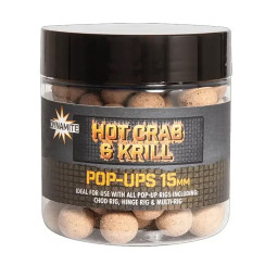 Бойлы Dynamite Baits Pop Up Hot Crab & Krill Foodbait 15mm