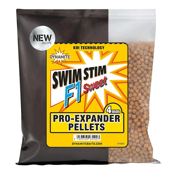 Pellets Dynamite Baits Swim Stim Pro-Expander Pellets F1 Sweet 4mm 300g