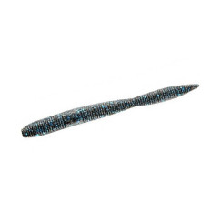 ZMAN Fattyz 5" 6-Piece Floating Silicone Fishing Rods Black Blue Flake