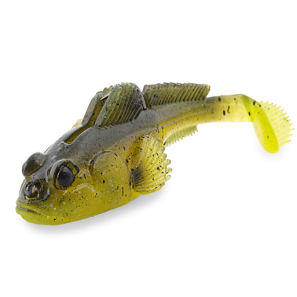 Оснащенный силикон ZMAN Gobius 3" 10.5g #Hot Snakes