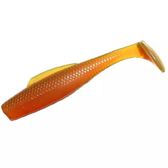 Z-Man Minnowz 3" Floating Silicone Lures, 6 Pack, #MotorOil