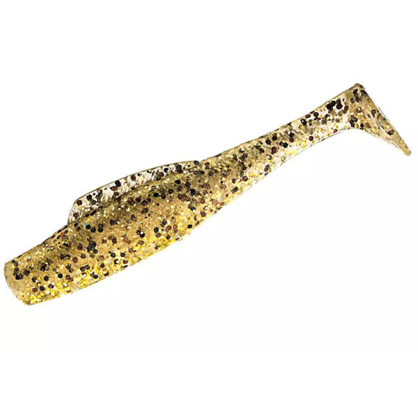 Z-Man Minnowz 3" Floating Silicone, 6 Pack, #GoldenBoy
