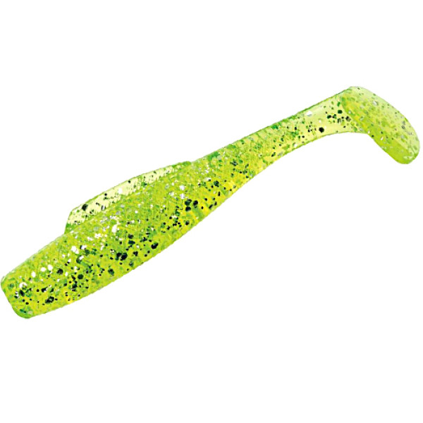 Z-Man Minnowz 3" Floating Silicone 6-Pack #Chartreuse Silver