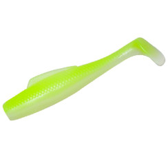 Z-Man Minnowz 3" 6-Pack Floating Silicone Lures #Glow Chartreuse