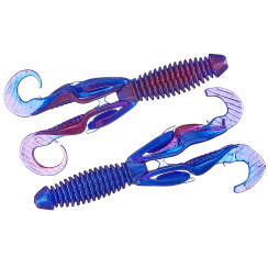 Плавающий силикон ZMAN Gremlin 4.5" 4pc #Purple Rain
